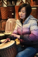 陶醉在音乐中