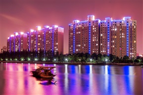 娄江夜色