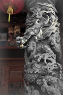 雕龙画柱