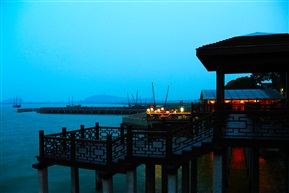 太湖暮色
