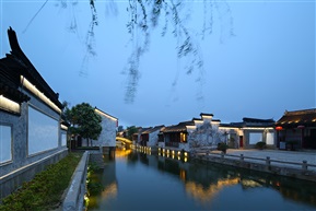 荡口夜景