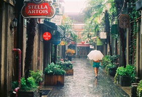 一个人的泰康路，一阵雨的田子坊