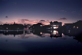 水乡黄昏