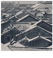 《雪染古镇》