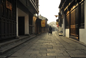 古镇早晨