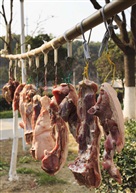 腊月晒肉