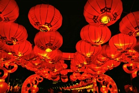 元宵节的中国红