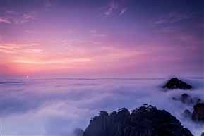 《观海日出》