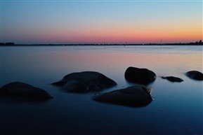 慢门水景