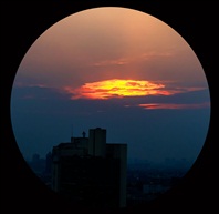 鹿城霞景