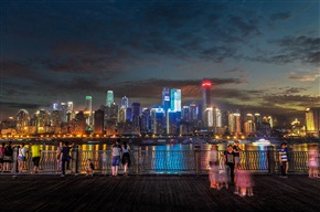 重庆南滨路夜景