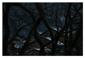 山村冬月夜