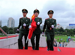 国庆升旗仪式三