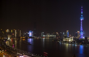 《雾霾下的夜色》
