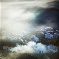 《水墨山村》.