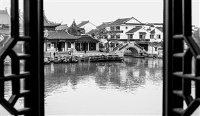 窗外