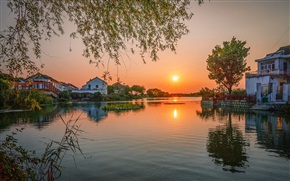 《乡村夕阳》