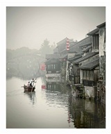 《雾霭千灯浦》