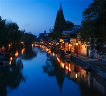 古镇夜色