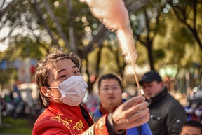 传统民俗棉花糖