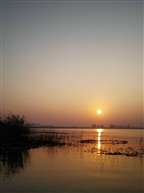 阳澄湖夕阳