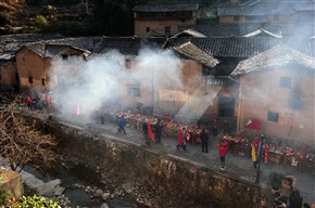 闹元宵  小竹溪排祭