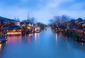 水乡夜色