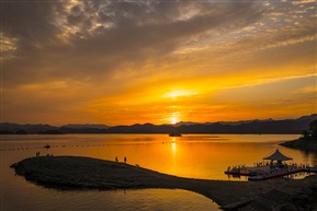 千岛湖夕阳