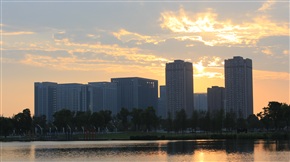 夏驾河的早晨（2）