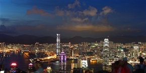 俯瞰维多利亚港