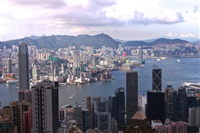 俯瞰维多利亚港