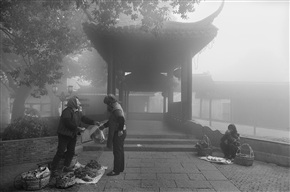 《锦溪古镇的早晨》