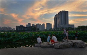 夏日黄昏