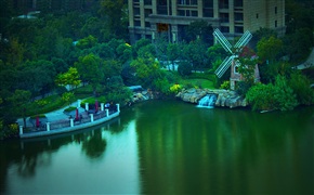 小区一隅