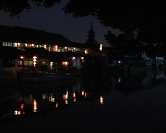 古镇夜色