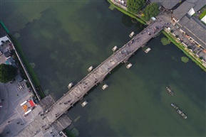 府瞰塘栖广济桥