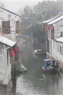 《雪漫周庄》