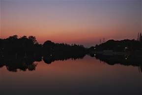 亭林夕照