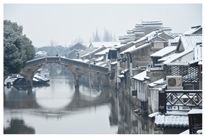 古镇雪之美