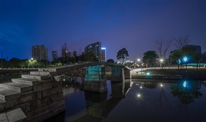 我家小区旁的夜景1-2