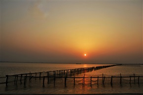 淀山湖日落5