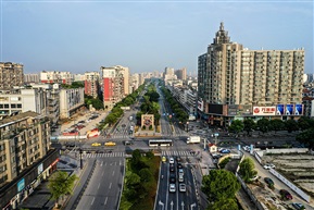 《萧林路北门路口》