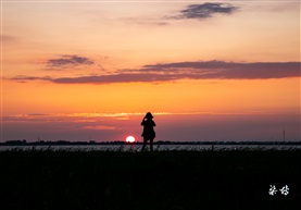 夕阳西下、断肠人在天涯