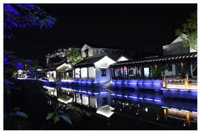巴城古镇夜色