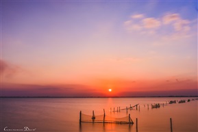 淀山湖晚霞