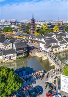 古镇千灯