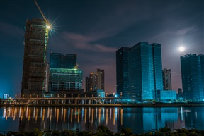 水之韵夜色
