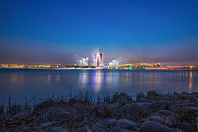 金鸡湖景色