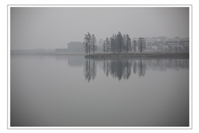 水墨淀山湖