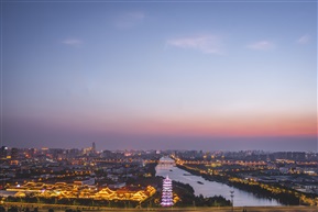 城东晚霞